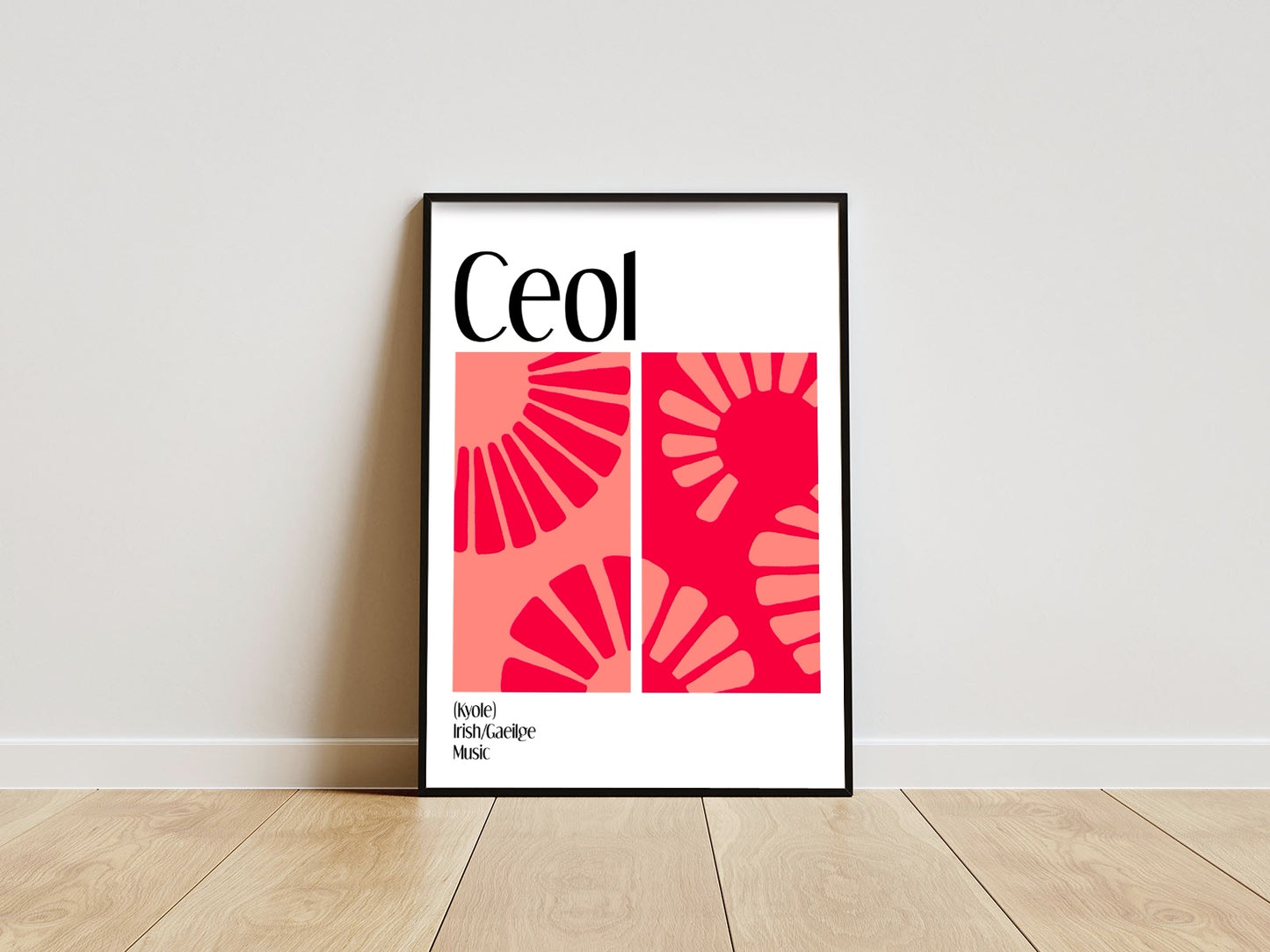 Ceol / Music - Irish Language Print