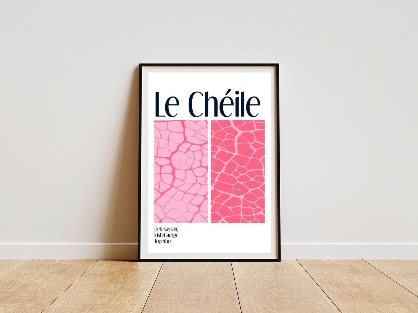 Le Chéile / Together - Irish Language Print