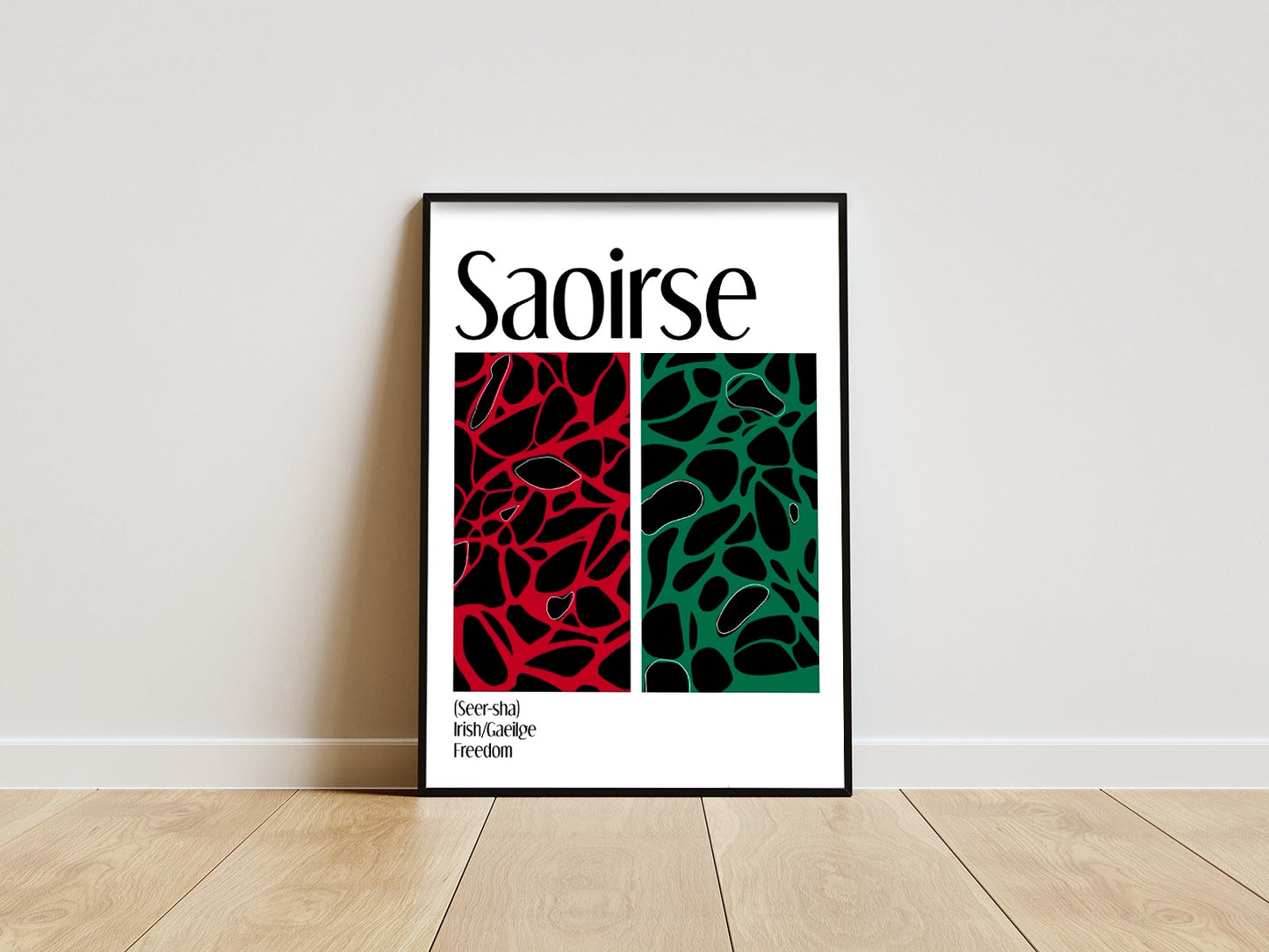Saoirse Don Phalaistín - Irish Language Print