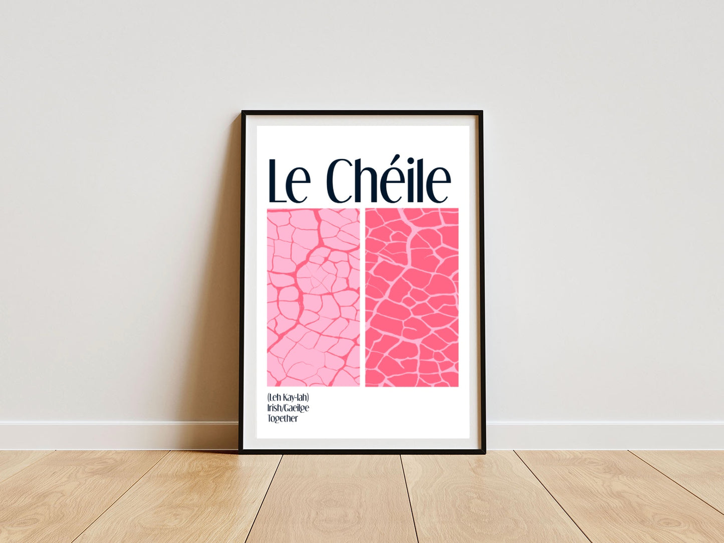 Le Chéile / Together - Irish Language Print