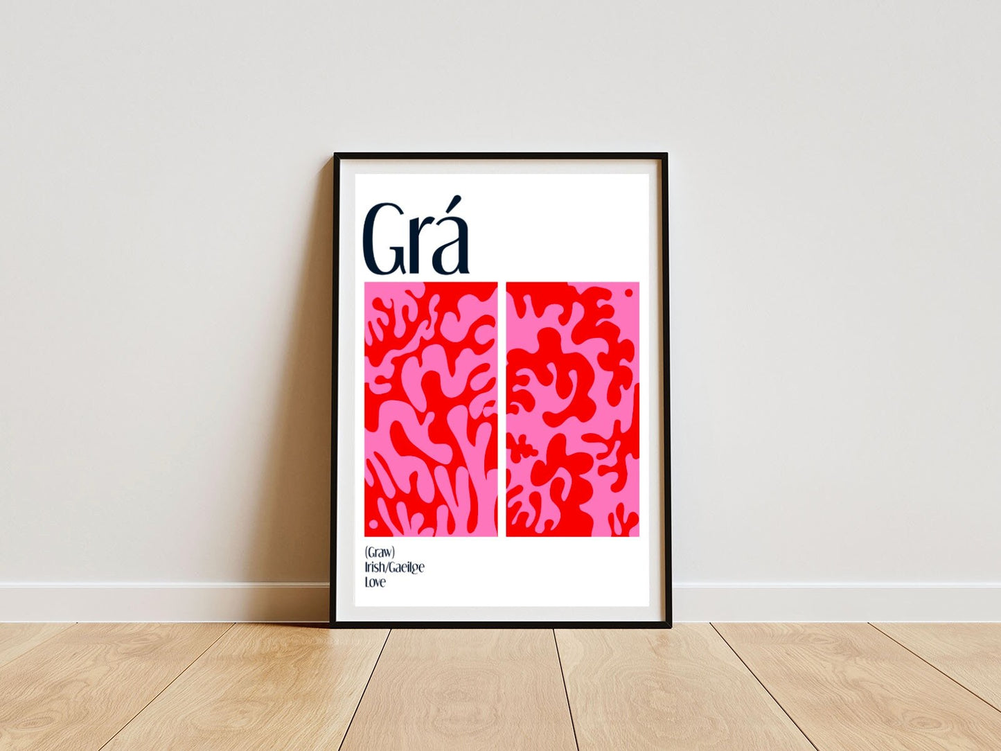 Grá / Love - Irish Language Print